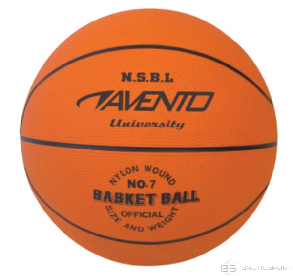 Basketball ball AVENTO 47BB rubber size7