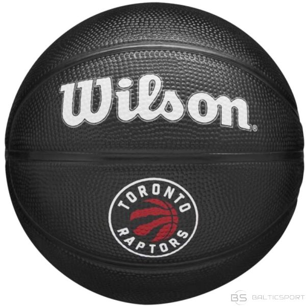 Wilson Team Tribute Toronto Raptors Mini Ball WZ4017608XB basketbols (3)