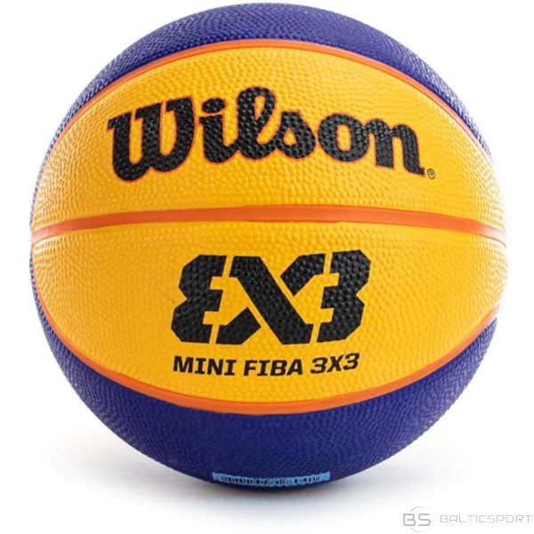 Mini basketbola bumba Wilson FIBA 3X3 Mini Ball WTB1733XB2020 (3) (IR VEIKALĀ)