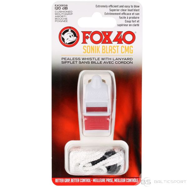 Fox40 Whistle Fox 40 CMG Sonik Blast / 120 dB / daudzkrāsains