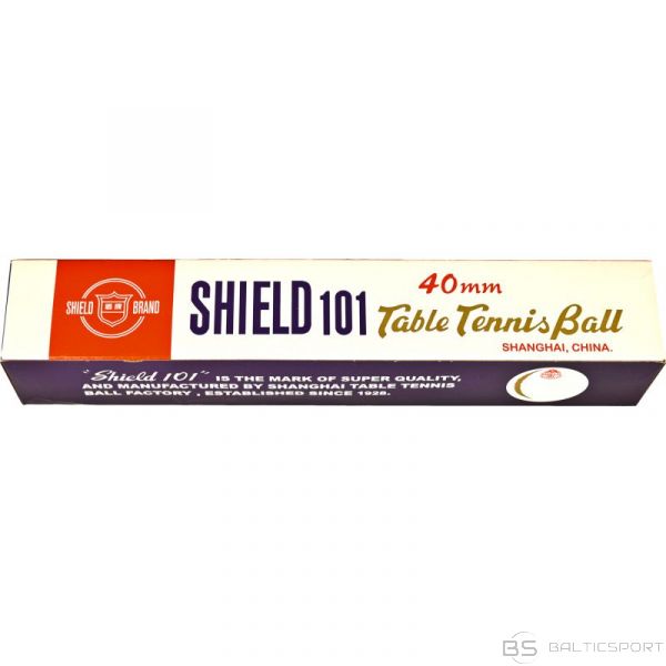 Shield galda tenisa bumbiņas 6 gab. Balta (nav)