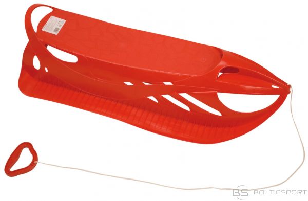 Schreuderssport Sledge plastic SCHREUDERS Snow jet 93x45cm red