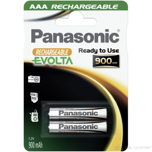 Panasonic NiMH AAA P03-Size S 1.2V 900mAh 2 pcs