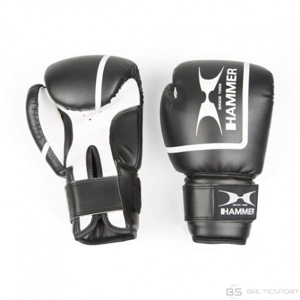 Hammer boksa cimdi  Fit II, PU, 14oz /Hammer Boxing gloves Fit II, PU, 14 OZ, melns