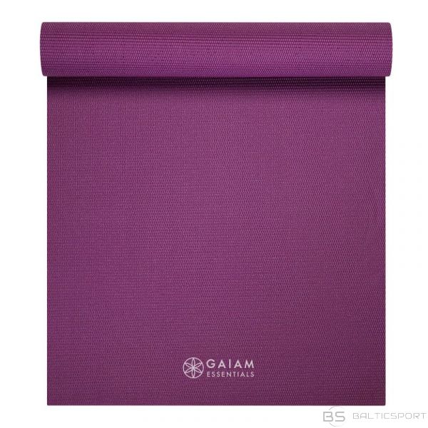 Gaiam Essentials 6 mm jogas paklājiņš ar siksnu 63313 (N/A)