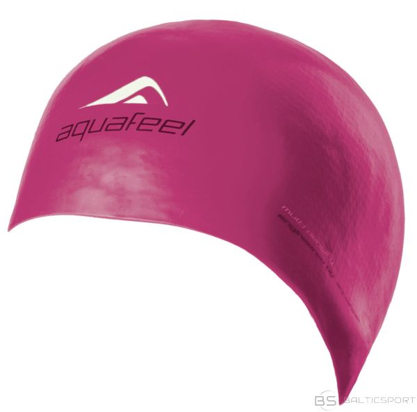 Swimming cap silicone AQUAFEEL BULLITT 3046 77 purple for adult
