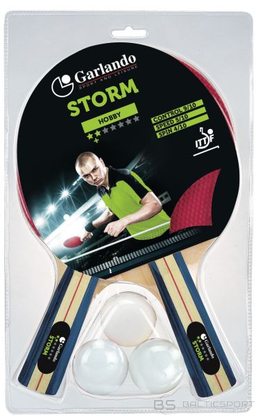 Galda tenisa rakete /Table tennis bat GARLANDO Storm 2C4-5 ITTF approved