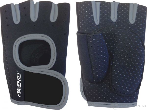 Fitness Gloves AVENTO 42AA S/M Black/grey