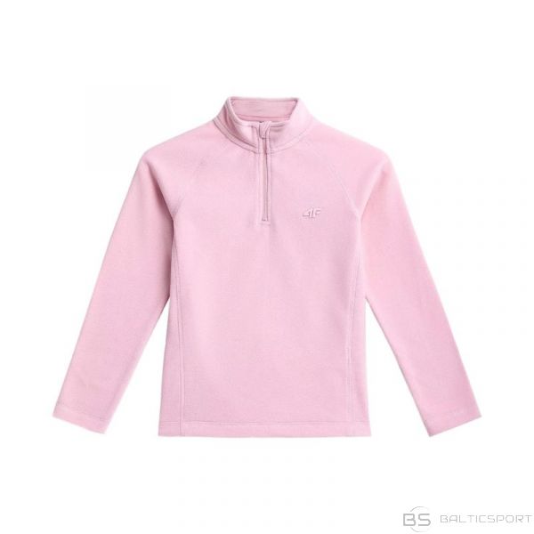 4F Junior HJZ21-JBIDP001A rozā sporta krekls (158/164)