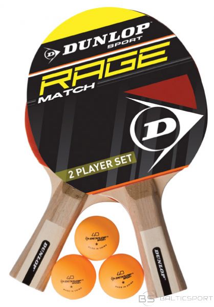 Galda tenisa rakete /Table tennis set DUNLOP RAGE MATCH for 2 players