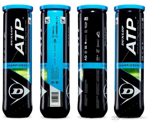 Tennisa bumbas DUNLOP ATP CHAMPIONSHIP 4-tube