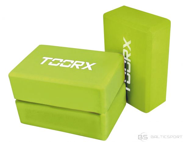 Bloks Jogai /Toorx joga bloks AHF025 22,5x15x7,5cm lime green