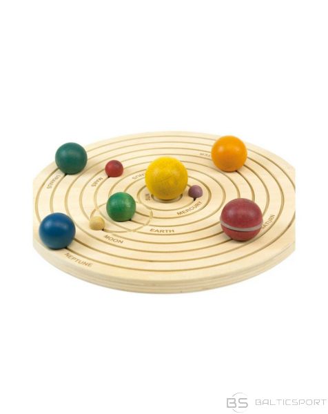 Koka Saules sistēma / Solar System Montessori rotaļlieta