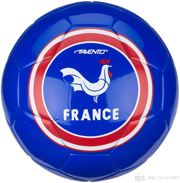 Ielas Futbola Bumba / Street football ball AVENTO 16XO Glossy World Soccer Cobalt blue/Red/White