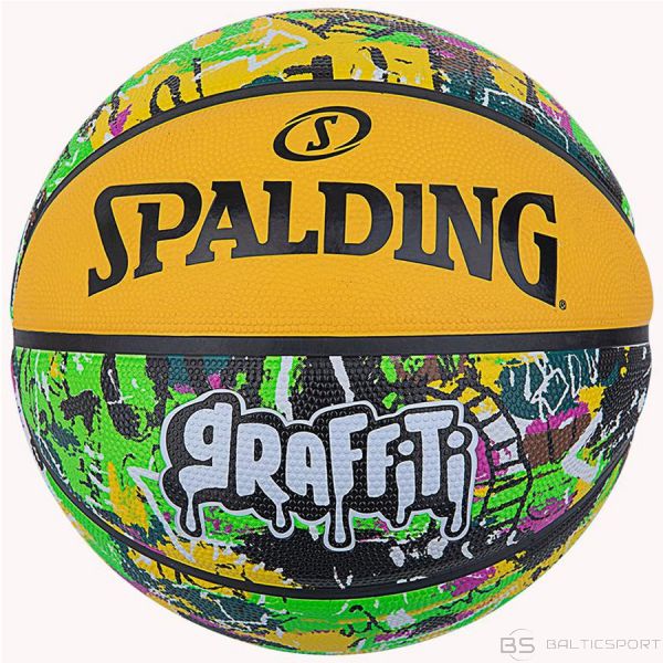 Spalding Grafiti bumba / 7 / zaļa
