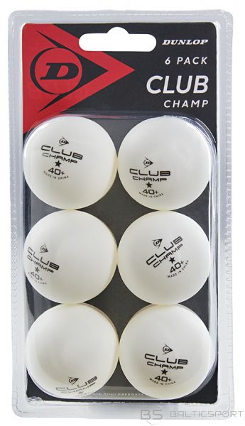 Galda Tenisa Bumbiņas / Dunlop CLUB CHAMP 6pcs