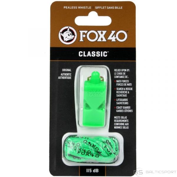 BS Whistle Fox 40 Classic Safety 9903-1408 (115 dB)