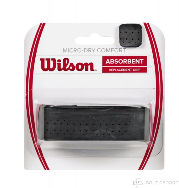 WILSON CUSHION AIRE CLASSIC PERFORATED GRIPS melns