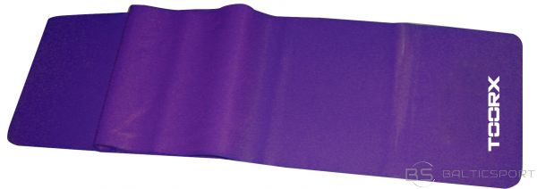 Toorx Latex free elastic band AHF008 Strong 150x15cm 0,35mm purple