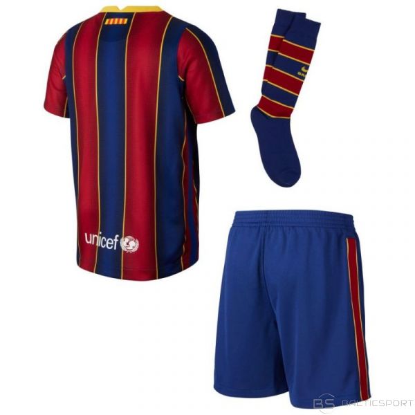 Set Nike FC Barcelona 2020 21 Home Jr CD4590 456 S 104 110 cm