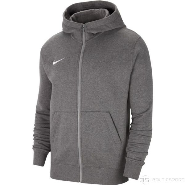 Nike Park 20 Fleece FZ Hoodie Junior CW6891 071 / Pelēka / XL (158-170cm)