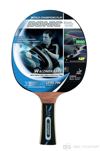 Galda tenisa rakete /Table tennis bat DONIC Waldner 700 ITTF approved