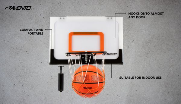 Basketbola mini komplekts Grozs+ bumba+ pumpis AVENTO 47BM 
