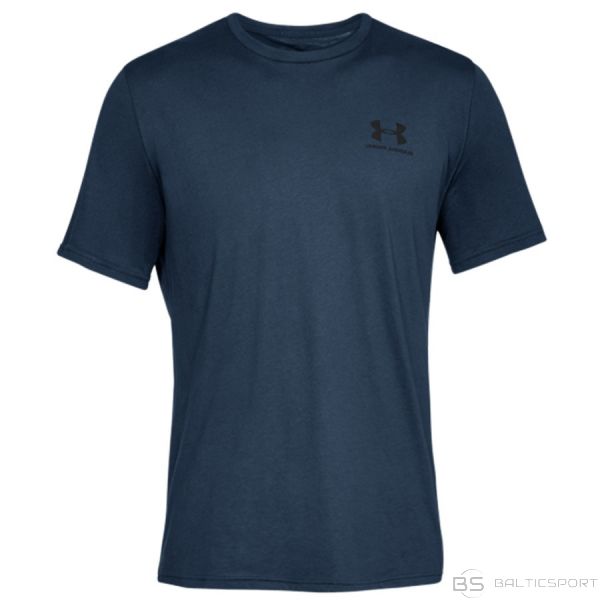 Under Armour T-krekls UA Sportstyle kreisajā krūtīs SS 1326799 408 / Jūras zila / S
