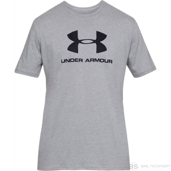 Under Armour T-krekls UA Sportstyle Logo SS 1329 590 036 / Pelēka / L