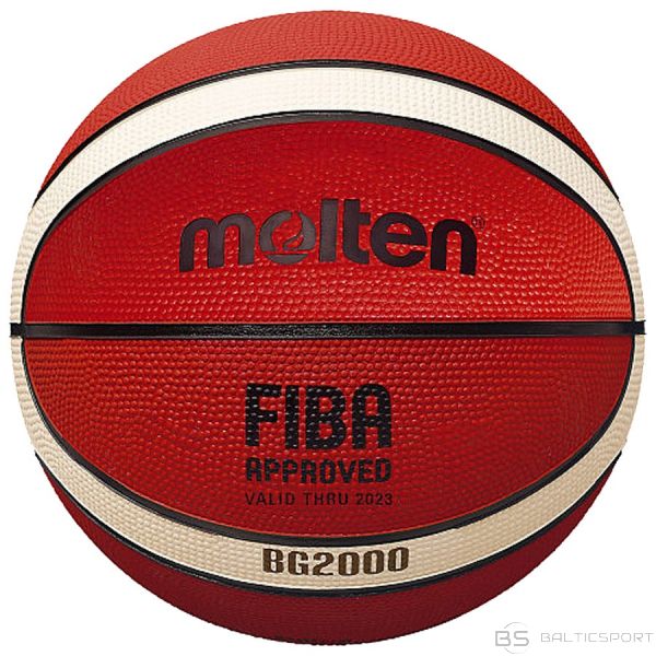 Molten basketbola bumba B6G2000 FIBA ​​bumba / 6 / Oranža