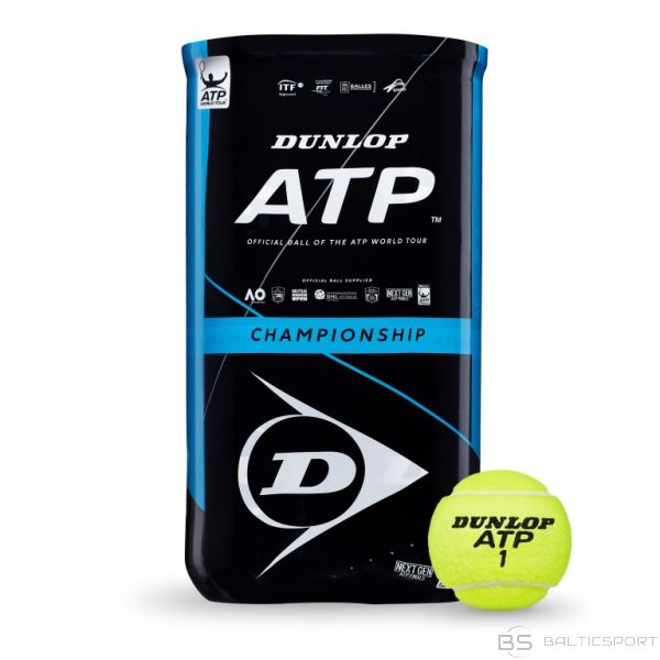 Tennis balls DUNLOP ATP CHAMPIONSHIP 2x4-tube