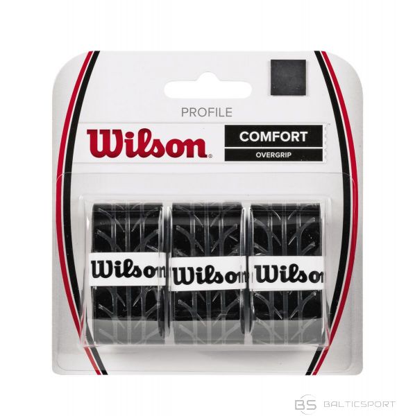 WILSON PROFILE OVERGRIP melns 3gb./iep.