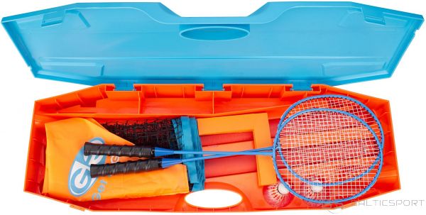 Badmintona rakete /Schreuderssport Badminton set GET & GO INSTANT 65KC Blue/Orange