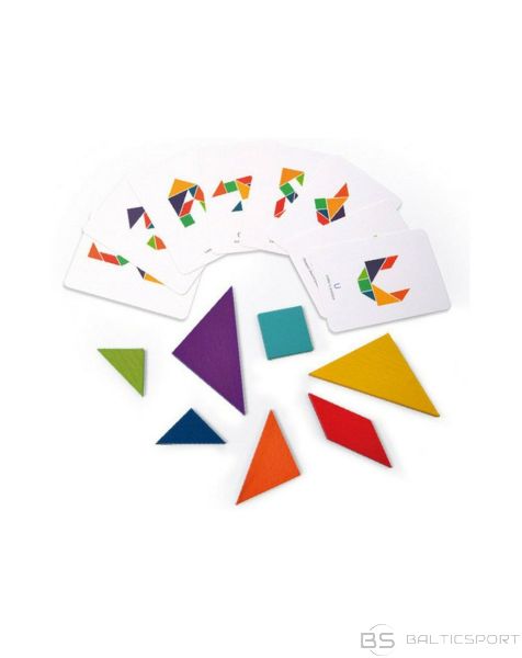 Tangrams - prāta spēle ar uzdevuma kartiņām ( loģika, koncentrēšanās)