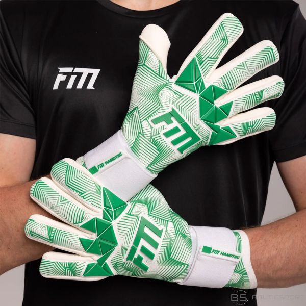 Football Masters Rękawice FM Varis X PRO WHITE GREEN S955459 / biały / 9