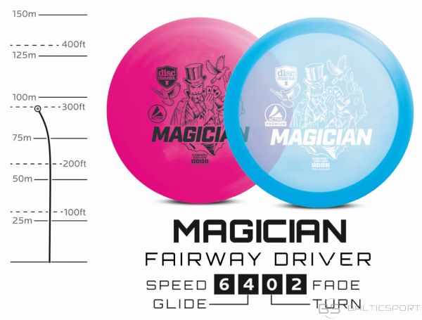 Disks / DISCMANIA Fairway Driver PREMIUM MAGICIAN 6/4/0/2  Pink