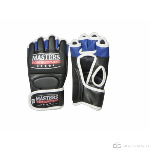 Masters Cimdi priekš MMA GF-30A M 01272-SM (czarno-niebiesko-biały+S/M)