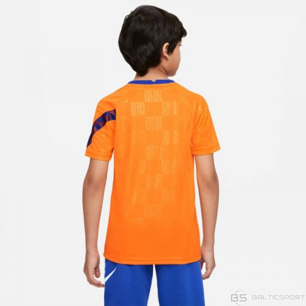Nike FC Barcelona pirmsspēles Y Jr DH7804 837 krekls (L (147–158 cm))