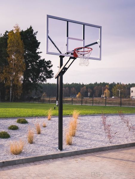 Basketbola groza komplekts BSpro - akrila vairogs 180x105cm