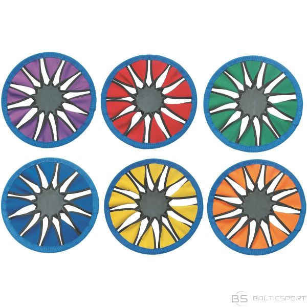 Frisbija DisksColor Twist Frisbee / auduma frrisbija disks/ mazgājams