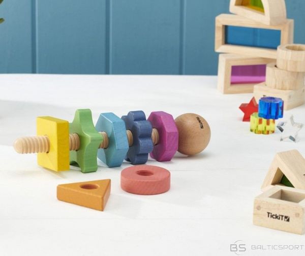 Montessori Lielā koka skrūve - attīstoša rotāllieta
