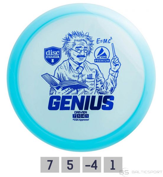 Disks / DISCMANIA  Fairway Driver PREMIUM GENIUS 7/5/-4/1  Blue