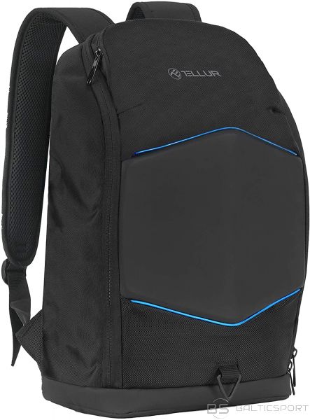 Tellur 15.6 Notebook Backpack Illuminated Strip, USB port, black