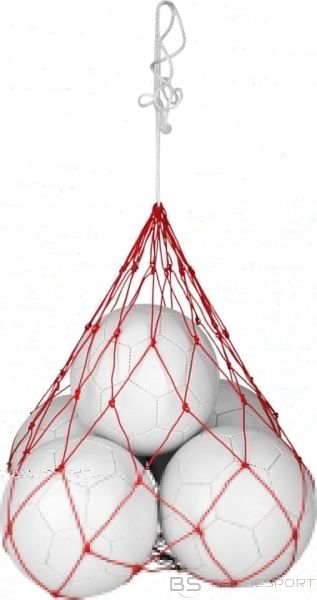 Ball carry net 5 ball AVENTO 75MB Red/White