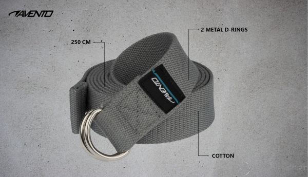Jogas josta / Yoga belt AVENTO 42YD 250cm Grey