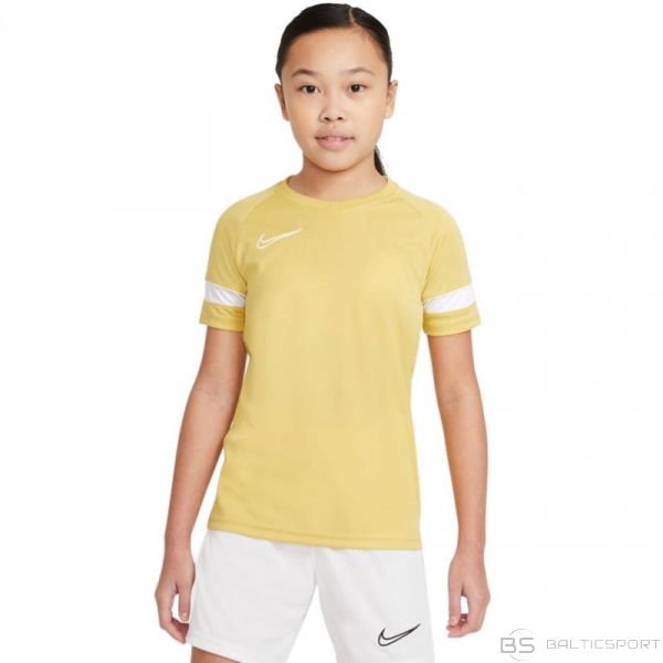 Nike NK Df Academy21 Top SS Jr CW6103 700 T-krekls (XS)