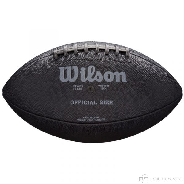 Wilson NFL Jet Black oficiālā FB spēles bumba WTF1846XB (9)