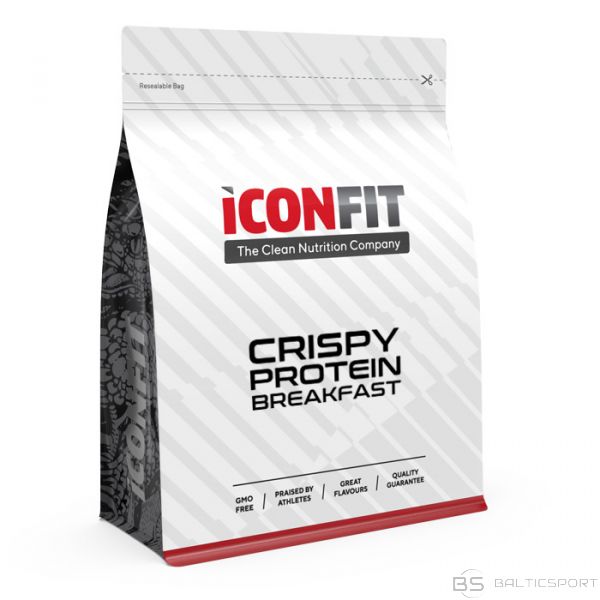 ICONFIT Proteīna brokastis (500g / 10 ēdienreizes) Crispy Protein Breakfast 