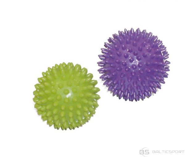 Toorx Massage balls AHF001 7,5cm 9cm 2pcs lime green/purple