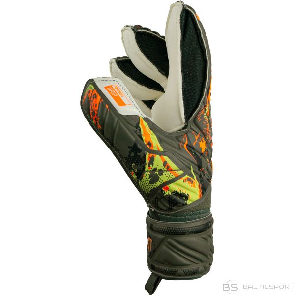 Reusch Attrakt Grip Finger Support Gloves 53 70 010 5556 / zaļš / 8.5